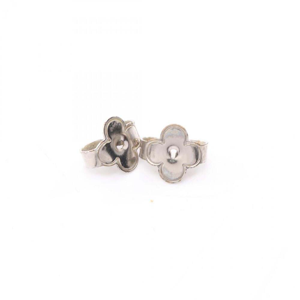 LOUIS VUITTON Silver Earrings - Picture 7 of 8